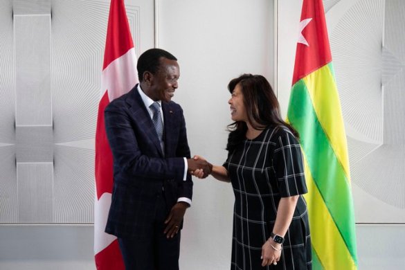 Coopération: Vers l’échange d’expériences entre le Togo et le Canada dans le domaine commercial