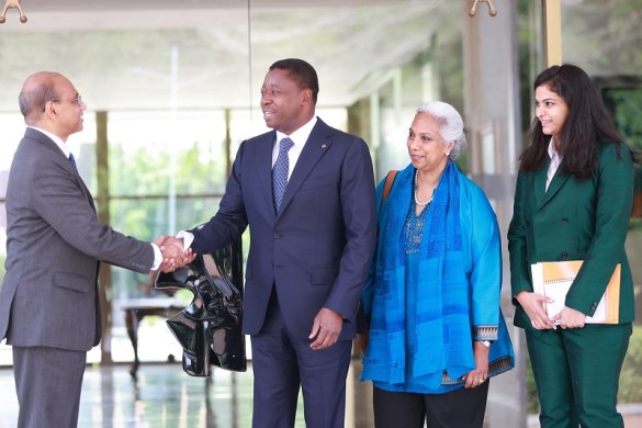 Indépendance énergétique : Le directeur général de l’ASI, Dr Ajah Mathur a discuté avec le Président Faure Gnassingbé