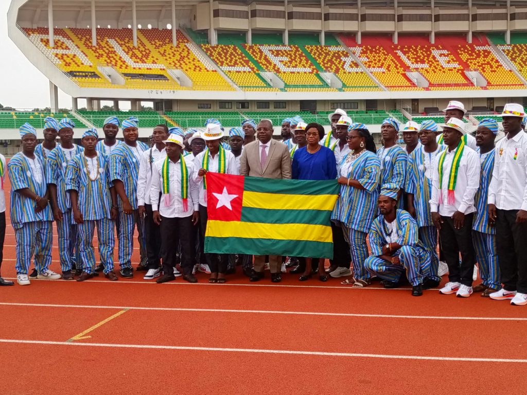 9ème Jeux de la Francophonie à Kinshassa : « Au nom du gouvernement et du peuple togolais, nous vous souhaitons une bonne chance.. », Ministre Dr Gbényo Kossi Lamadokou