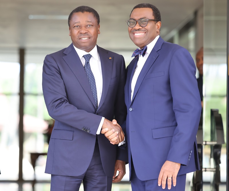 Perspectives du partenariat entre le Togo et l’institution financière panafricaine BAD au coeur d’un entretien entre Faure Gnassingbé et Dr Akinwumi Adesina,
