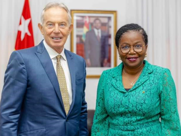 Togo : Victoire Tomegah-Dogbe s’est entretenue avec Tony Blair