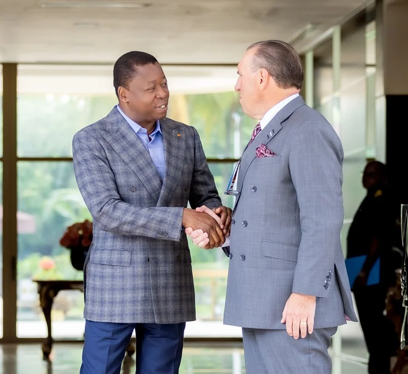 Togo/ Faure Gnassingbé a échangé avec Dr Rodney Howard-Browne des USA
