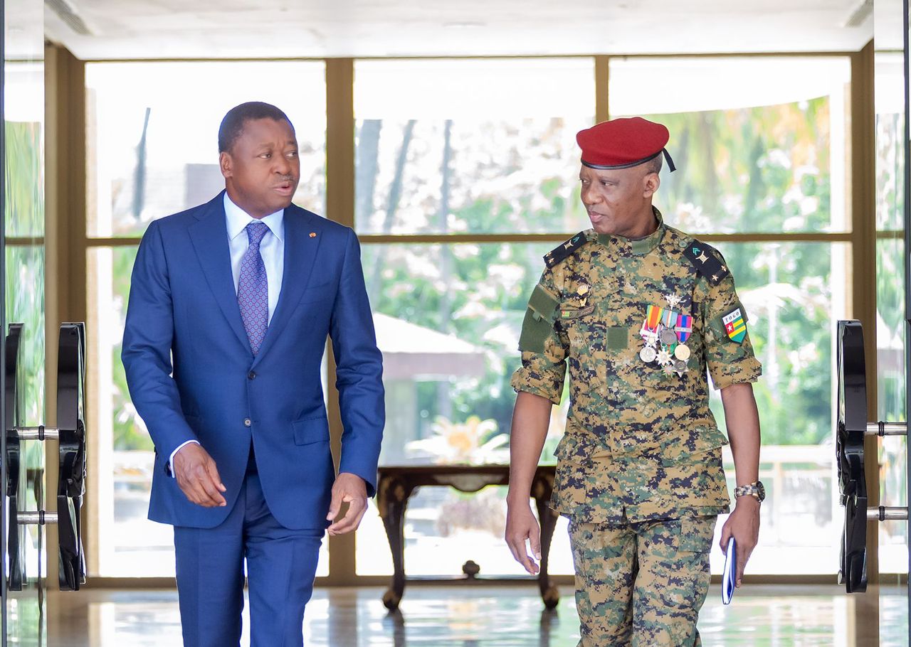 Togo : Le nouveau CEMG chez le Chef Suprême des Armées