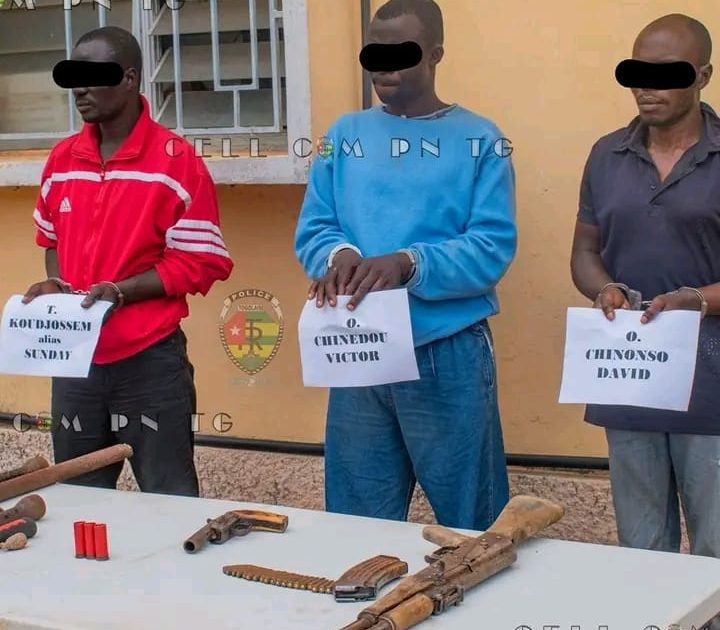 Togo : Fin de courses pour trois présumés braqueurs