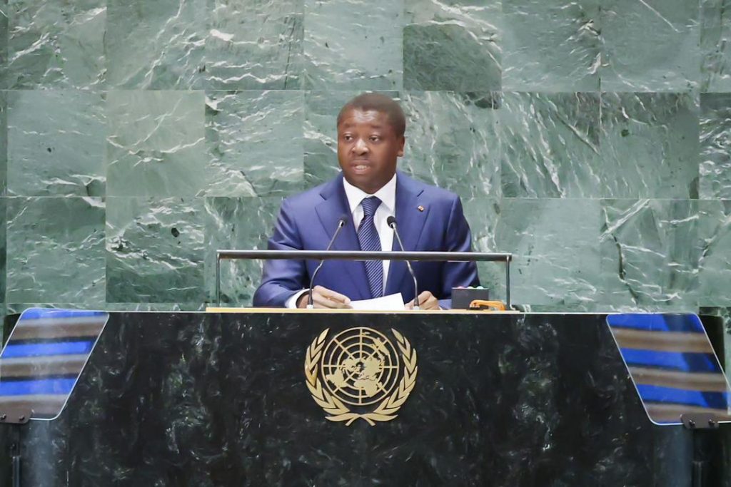 « Pour regarder l’avenir, il faut regarder vers l’Afrique… », le Président togolais lors de son discours à la 79è session de l’Assemblée générale des Nations unies