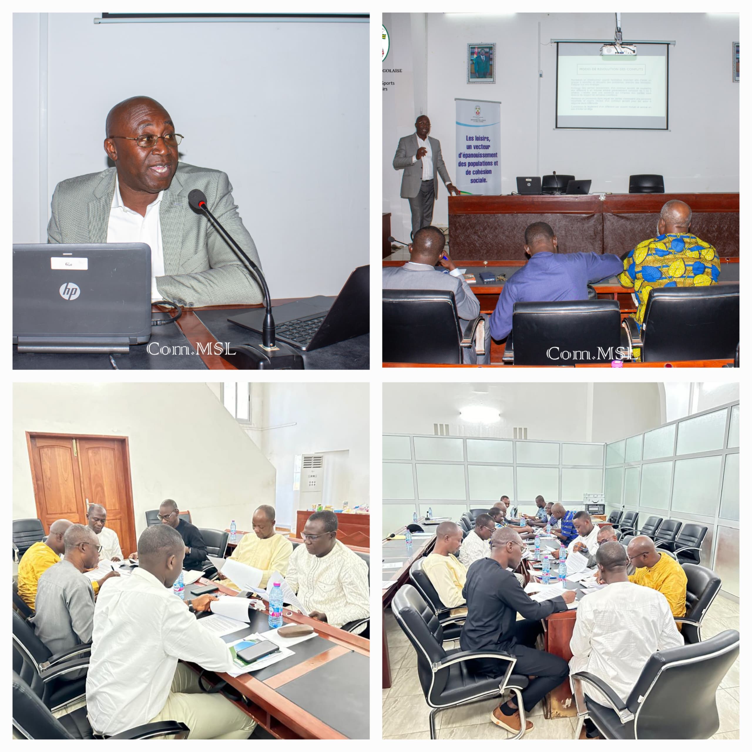 Les cadres du ministère des sports et des loisirs à l’ école de la gestion des conflits dans les organisations sportives et de loisirs