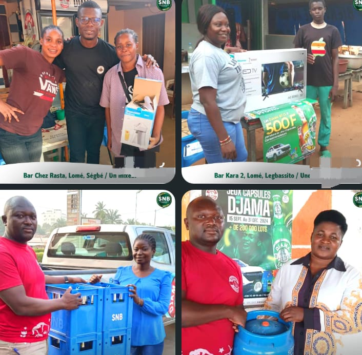 Jeux Capsules DJAMA : La fête continue ! Des gagnants partout au Togo !
