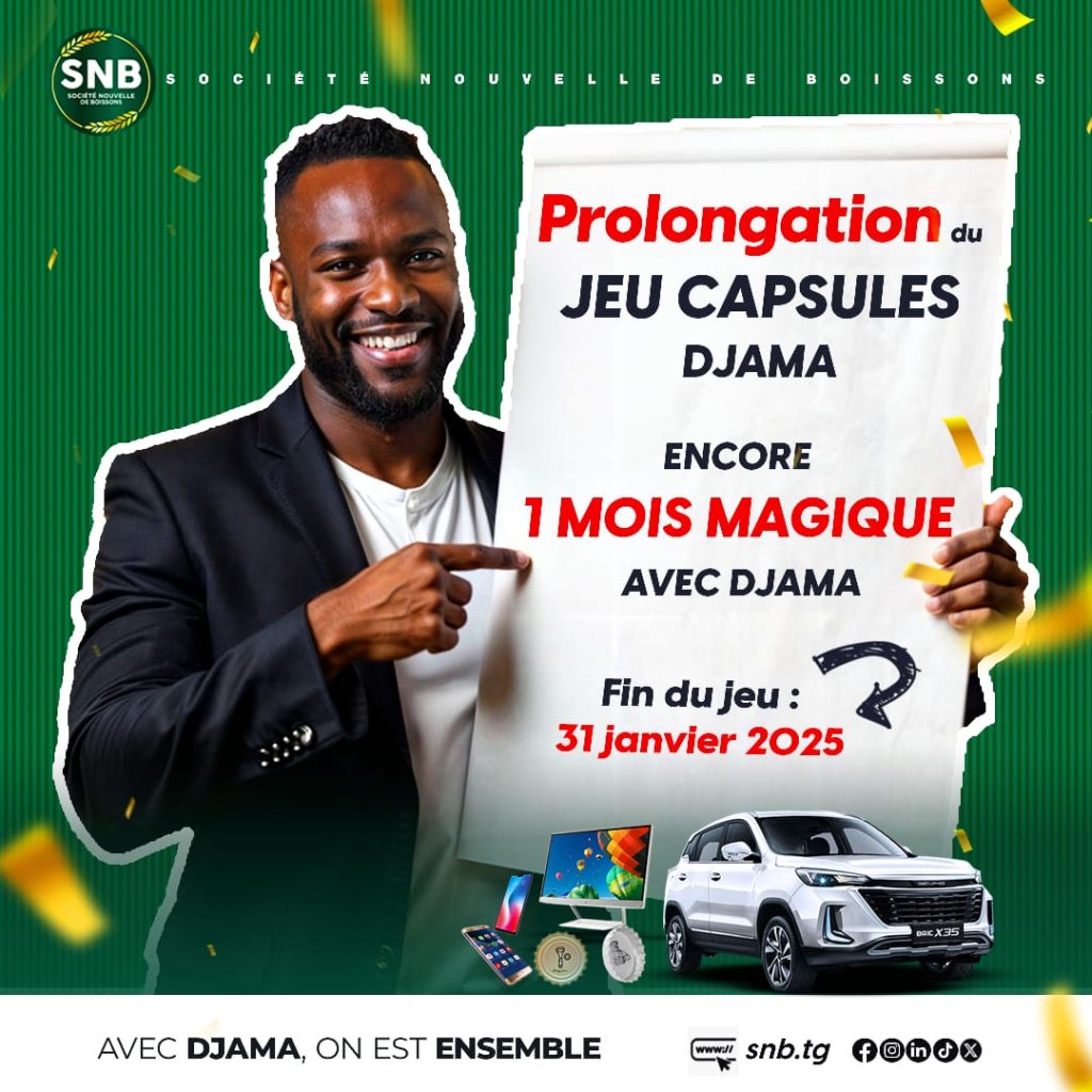 Togo : Prolongez l’amusement avec le Jeu Capsules DJAMA !