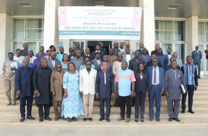 Première réunion du Conseil Régional de la Kara : le lancement de la décentralisation