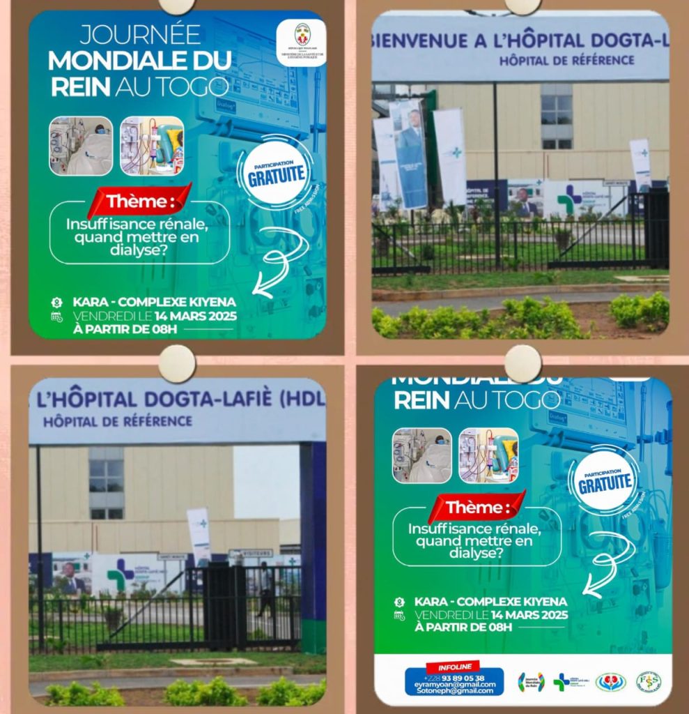 Journée Mondiale du Rein : L’hôpital DOGTA-LAFIÈ soutient une conférence-débat à Kara