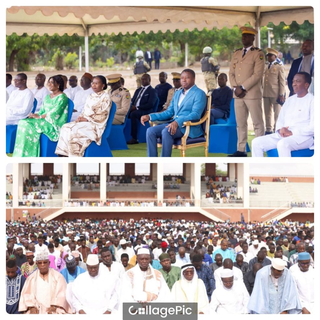 Faure Gnassingbé à la prière de l’Aïd el-Fitr à Lomé