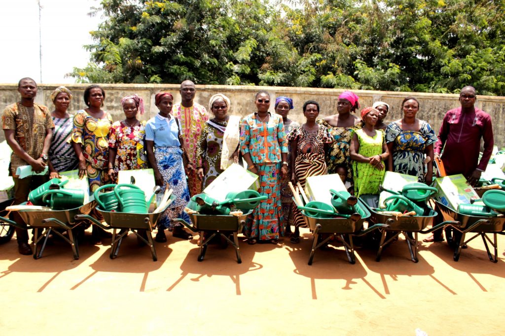 Autonomisation des femmes rurales togolaises : 265 agricultrices reçoivent des kits maraîchers
