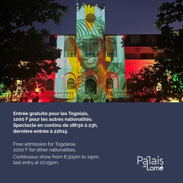 Lomé célèbre l’indépendance du Togo avec un spectacle féérique au Palais Présidentiel