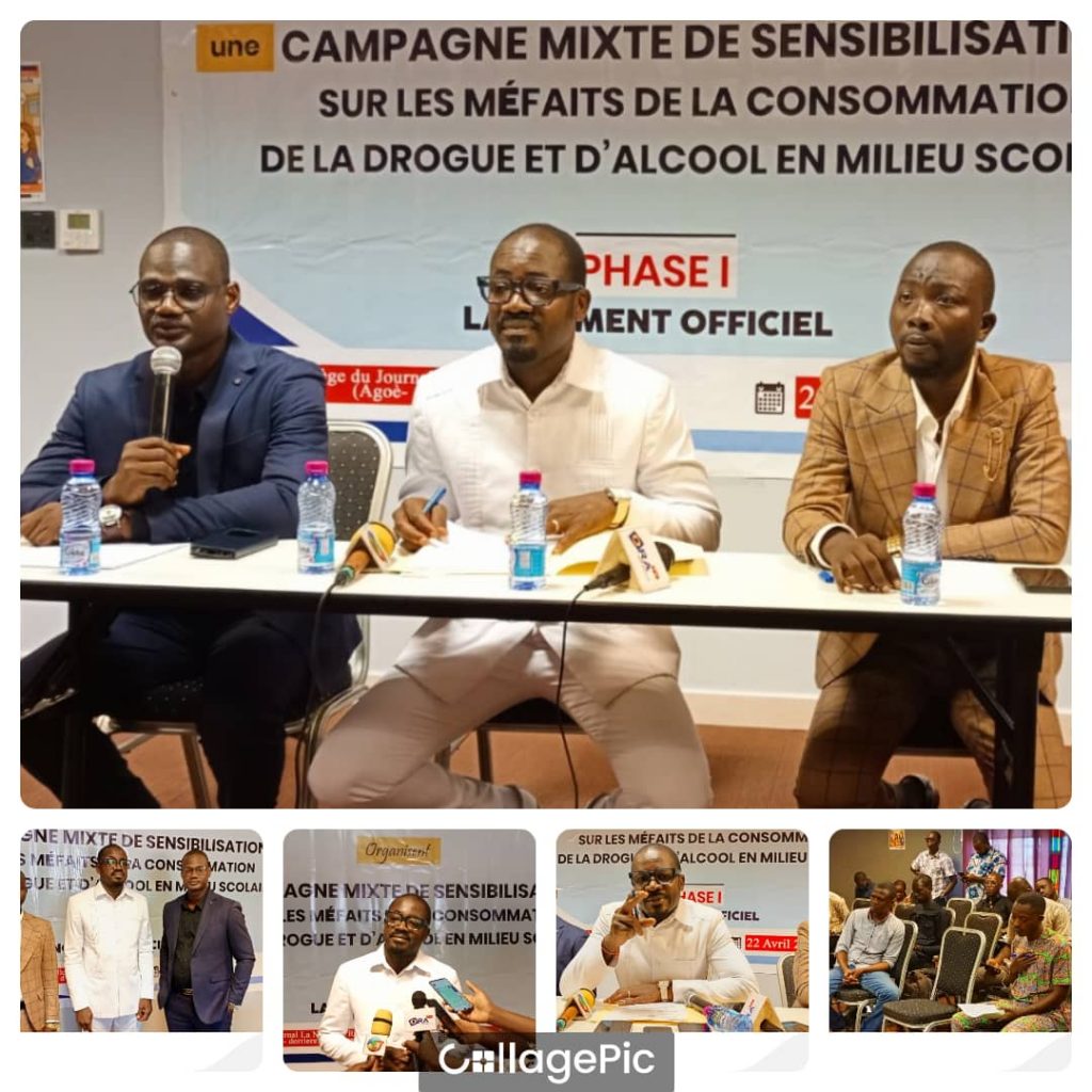 La Nouvelle République et La Une Togo lancent une campagne contre la drogue et l’alcool dans les écoles