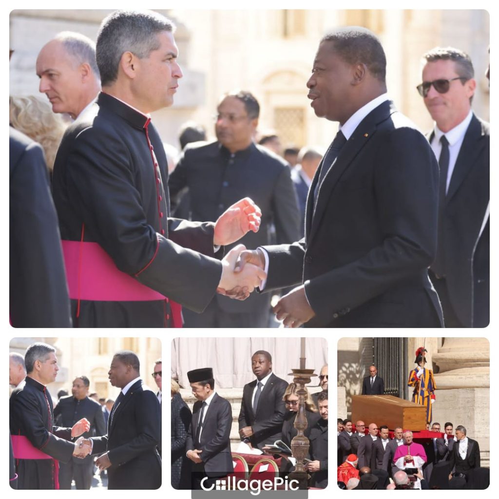 Hommage de Faure Gnassingbé au Pape François à Rome