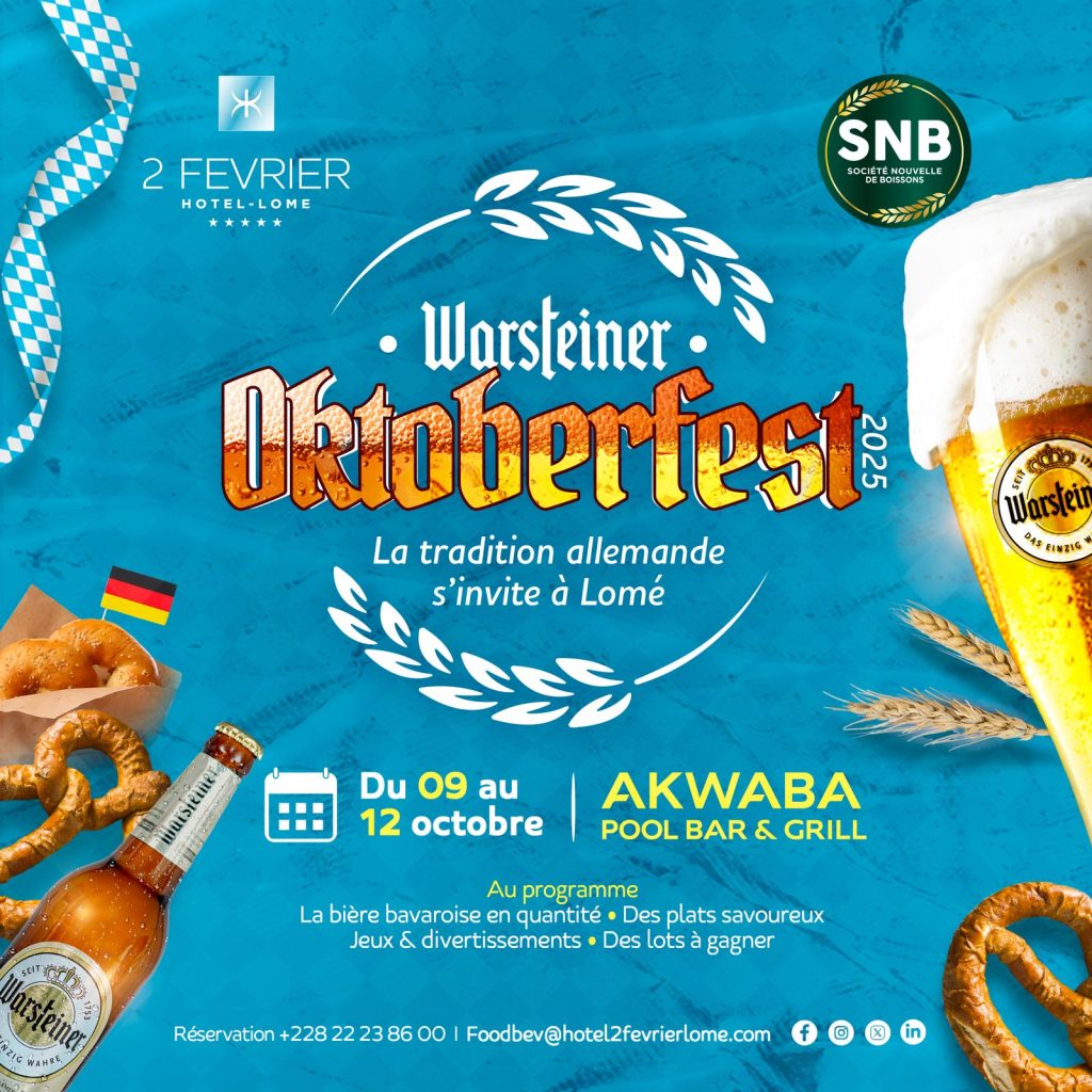 OktoberFest 2025 à Lomé : Une Fête de la bière signée SNB et Warsteiner