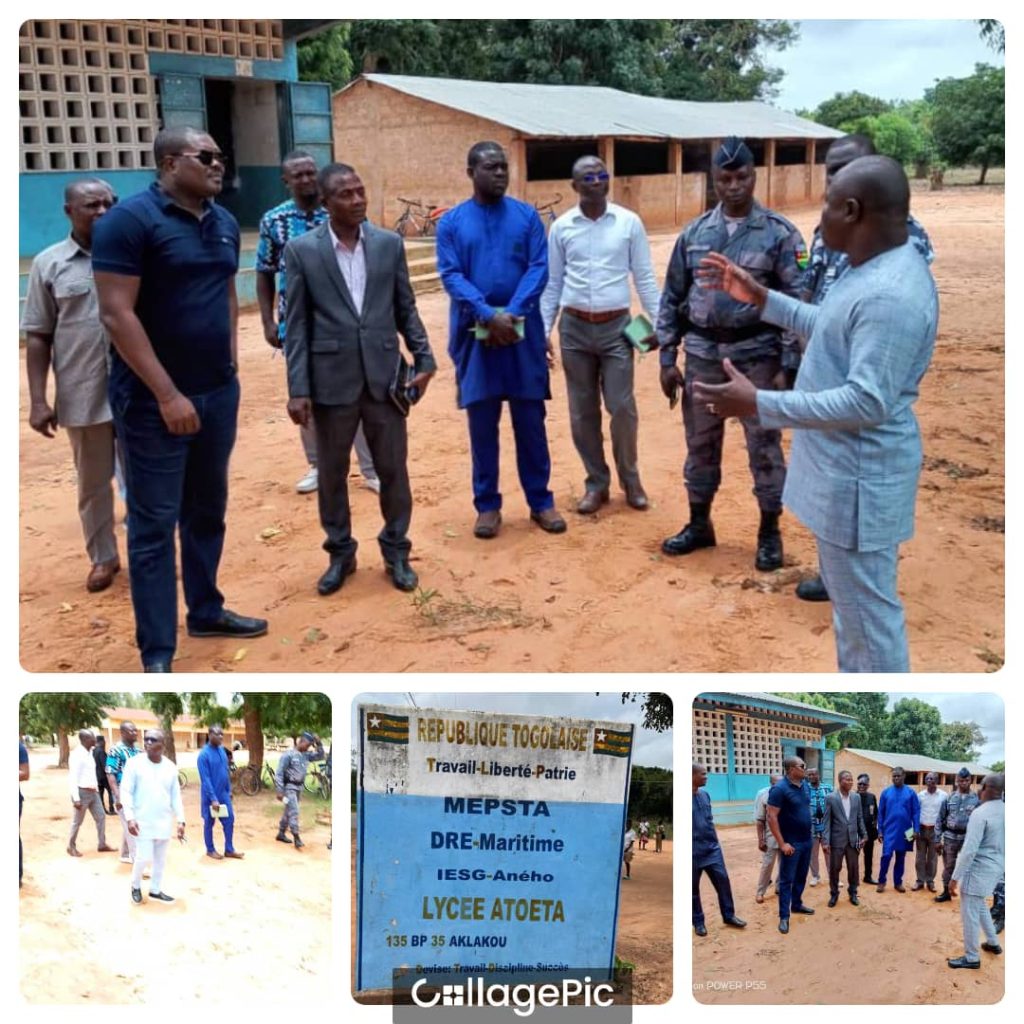 Togo/Rentrée Scolaire 2025-2026/ Visite d’une délégation officielle au Lycée D’ATOÈTA : Un engagement fort en faveur de l’éducation