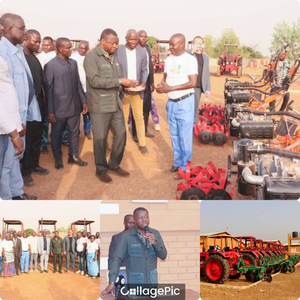 Faure Gnassingbé à la rencontre des producteurs agricoles de Dankpen et de la Binah
