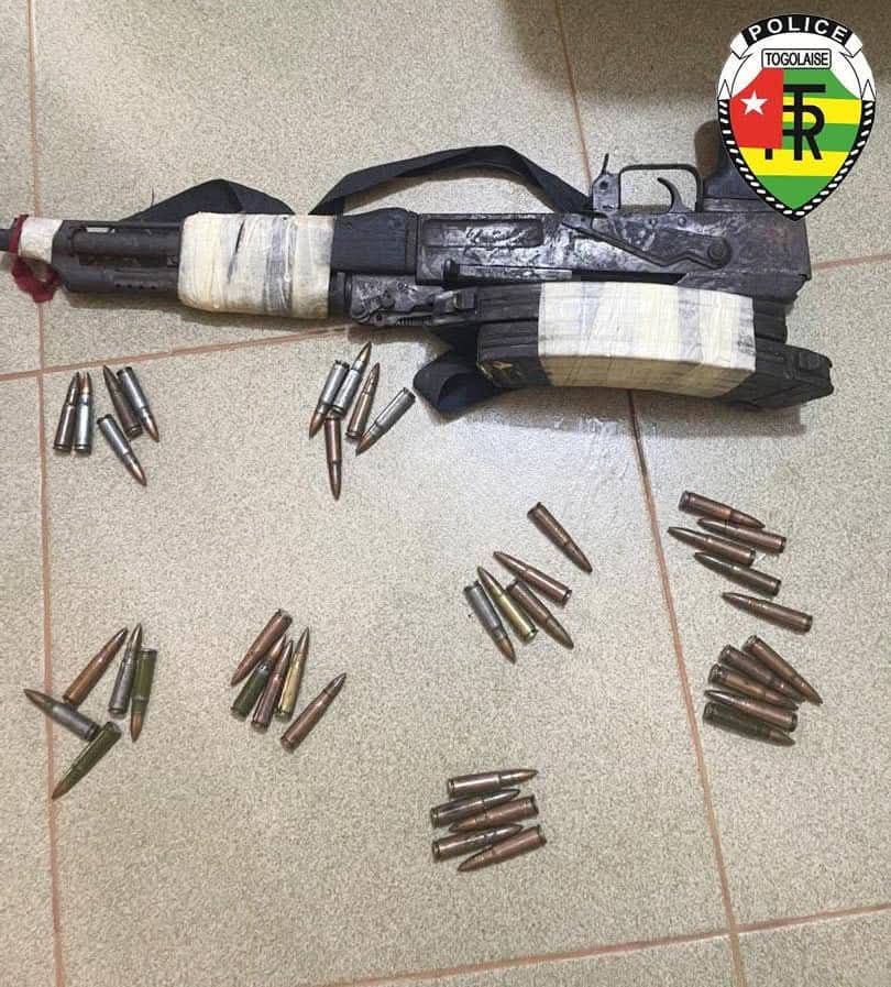 Djagblé : tentative de braquage mortelle, la Police nationale neutralise un suspect et saisit une arme de guerre