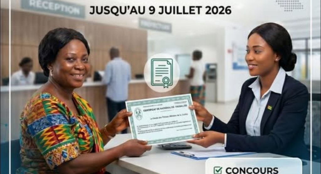 Togo : Certificats de nationalité gratuits jusqu’au 9 juillet 2026