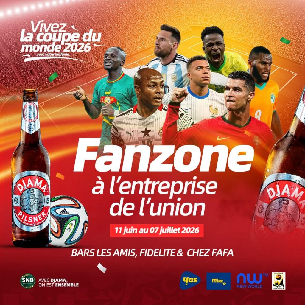 Coupe du Monde 2026 : La SNB installe 3 Fan Zones à Lomé. La capitale togolaise passe en mode stade