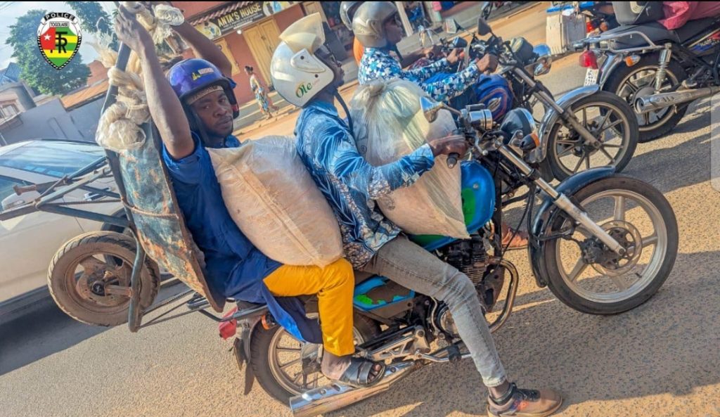 Sécurité routière : la Brigade motorisée de la Police nationale intensifie ses contrôles sur les axes stratégiques de Lomé