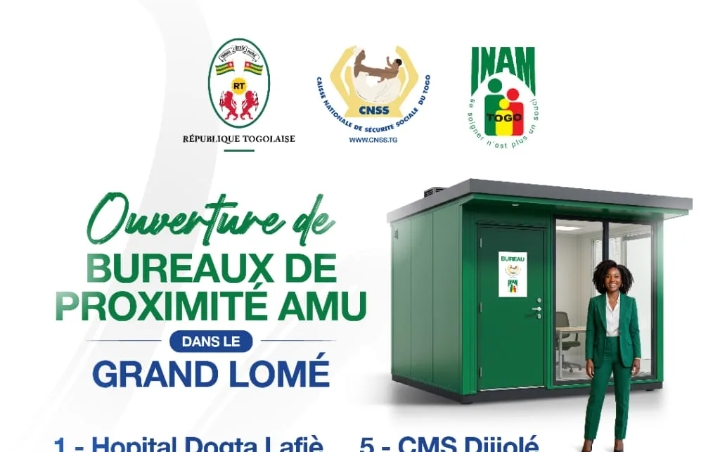 AMU au Togo : huit nouveaux bureaux de proximité pour rapprocher l’assurance maladie des populations