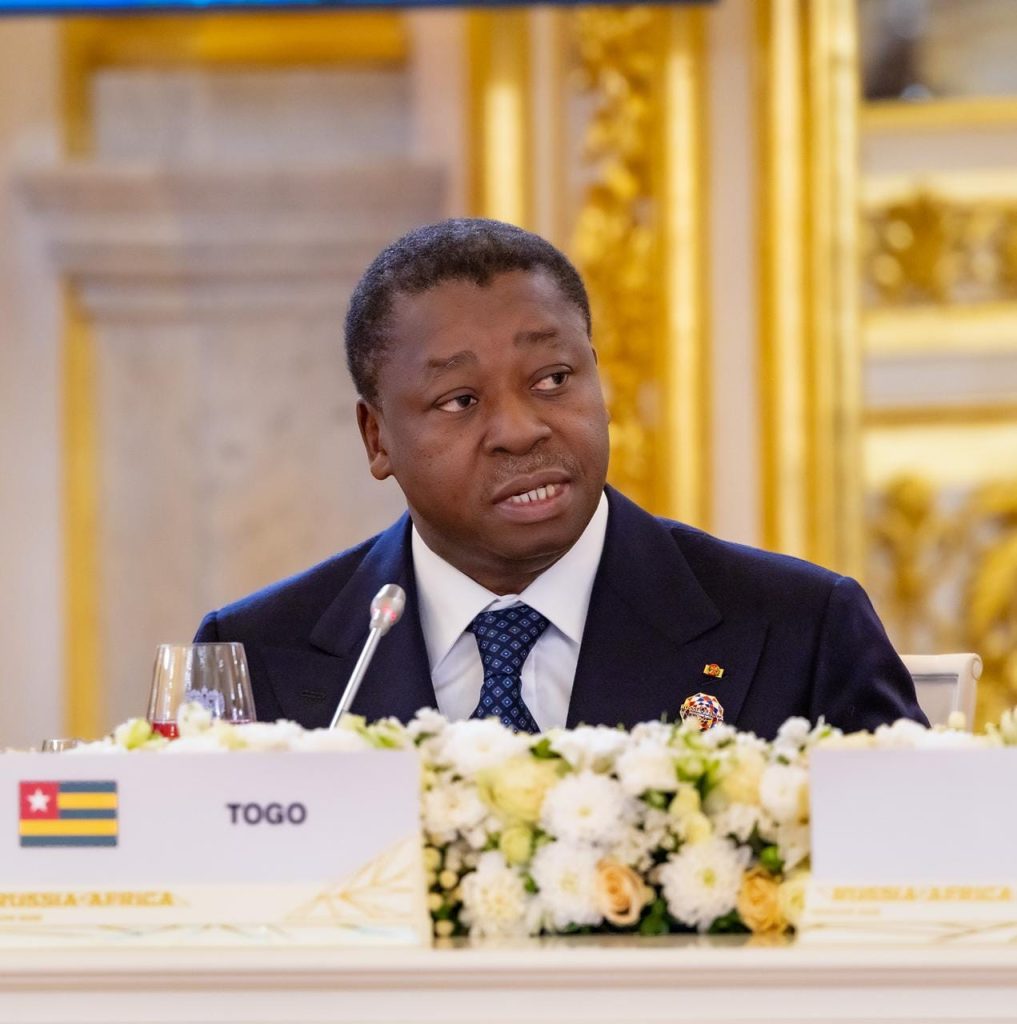 Russie-Afrique : « La force d’un partenariat se mesure à ce qu’il permet de construire » , la vision de Faure Gnassingbé à Moscou